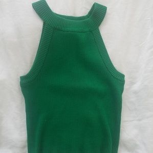 Forever 21 green crop top